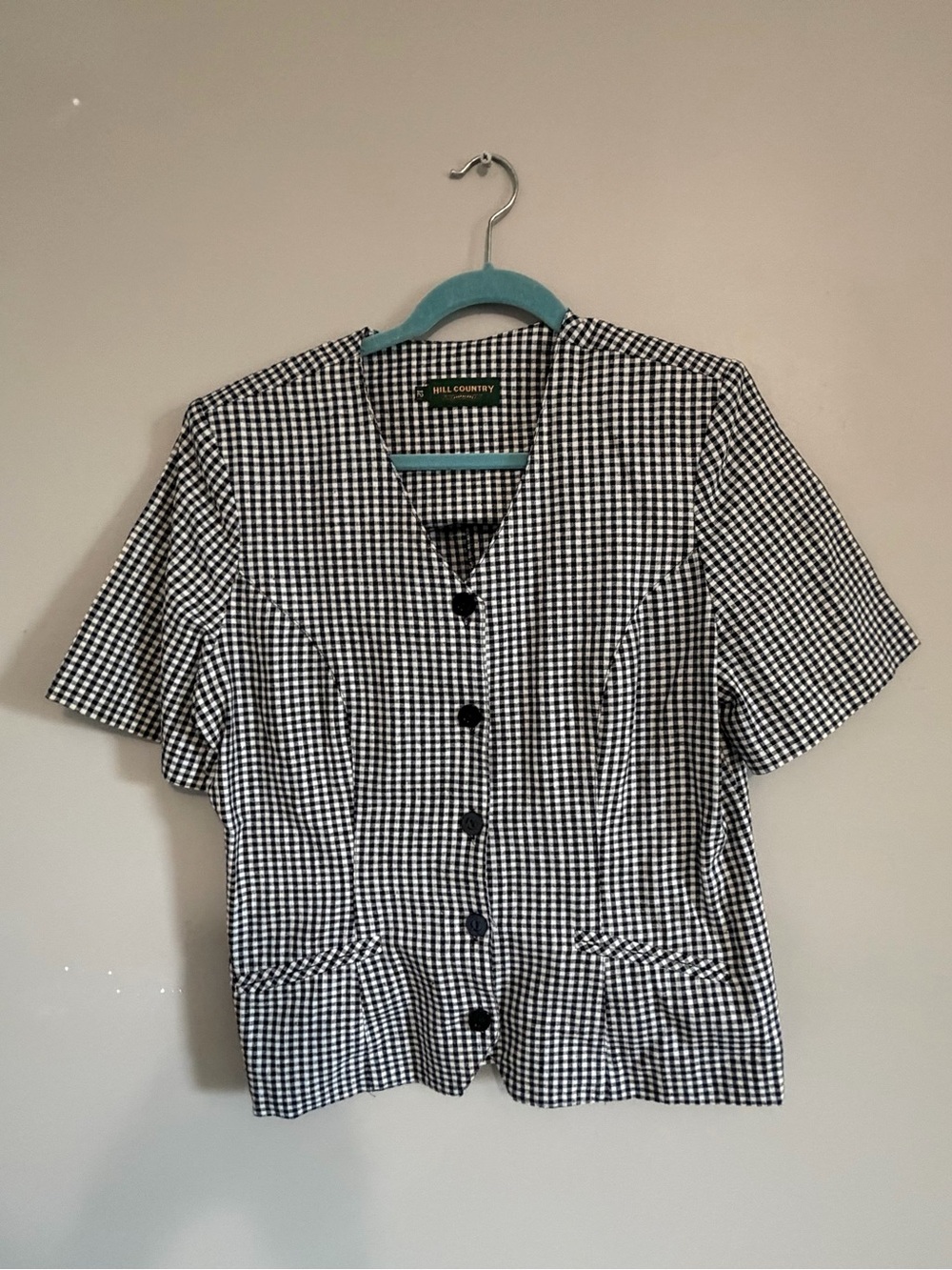 Vintage Y2K buffalo plaid top  size  12